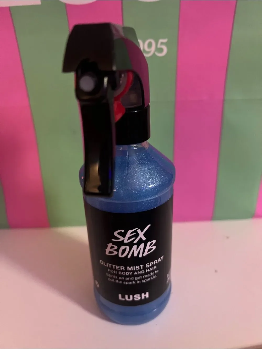 1 LEFT! Lush Sex Bomb Shimmer Body Mist — 8.4 oz BRAND NEW